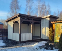 Угловая беседка ТАВИРА