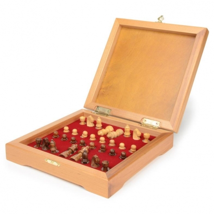 Мини-шахматы деревянные 22х22 см, фото 1