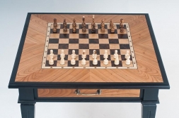 Шахматный стол &quot;Классический&quot; (натуральное дерево - ясень, шпон черешня) 65х65х51 см, фото 2