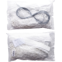 Сетка волейбольная Jump-fs 3.1к 9,5х1м нить 2,5мм Белая с тросом Сетка волейбольная Jump-fs 3.1к 9,5х1м нить 2,5мм Белая с тросом