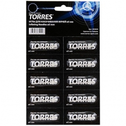 Иглы для насоса Torres 10шт в уп. диаметр резьбы 5мм внутренний диаметр 3мм, сталь