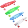 Изображение товара Скейтборд прозрачный Playshion 27″ FS-LS002 со светящимися колесами и декой