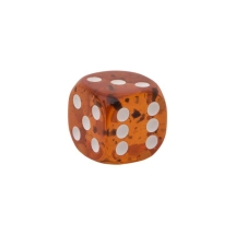 Кости игральные из янтаря 13 мм, 1 шт Кости игральные из янтаря 13 мм, 1 шт