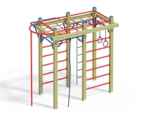 СО 1.30 Спортивный комплекс Шведская стенка с шестом