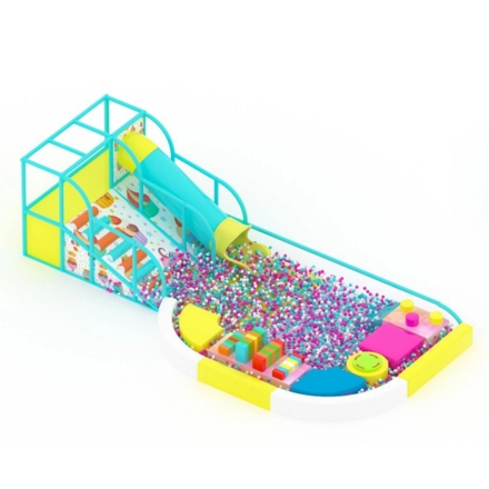 Горка "Косогор" с бассейном (высота 2,5 м длина 10 м), фото 1