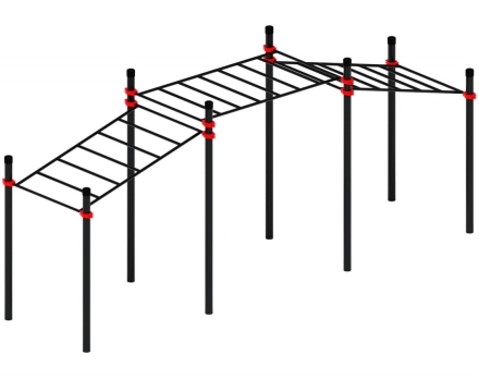 Спортивный комплекс ЛОВ 22, стойки 89 мм, фото 3
