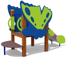 Горка Бабочка 08102.21 H=650 для детской площадки Горка Бабочка 08102.21 H=650 для детской площадки