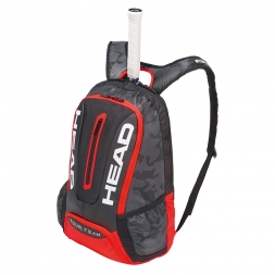 Рюкзак спорт. &quot;HEAD Tour Team Backpack&quot; арт. 283148, с карм под 1 тен.рак, черно-красный, фото 1