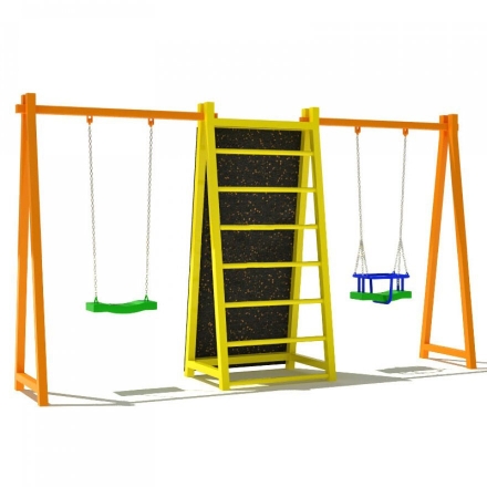 Детские качели Спорт 3.2 для детской площадки, фото 2