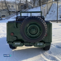 Электромобиль Jeep Willys YKE 4137 4WD зеленый