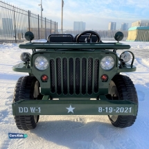 Электромобиль Jeep Willys YKE 4137 4WD зеленый