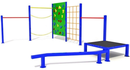 Уличный спортивный комплекс Актив спорт 3 для детской площадки, фото 1