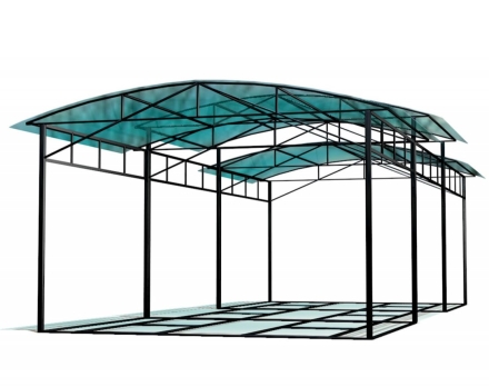 Теневой навес для уличных тренажеров 02 3232, фото 3