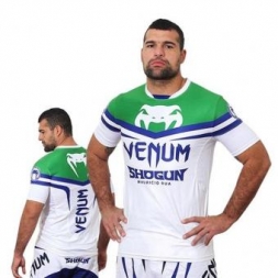 Футболка Venum Shogun UFC161 Edition Dry Fit White/Green, фото 2
