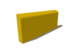 Резиновый бордюр 500х210x50 мм c SBR крошкой, фото 4 Резиновый бордюр 500х210x50 мм c SBR крошкой, фото 4