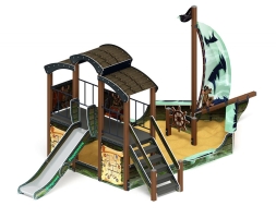 Детская игровая площадка Летучий Голландец Парусник ДИК 2.03.3.01-04 Н=1200, фото 2