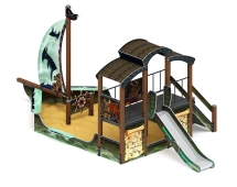 Детская игровая площадка Летучий Голландец Парусник ДИК 2.03.3.01-04 Н=1200
