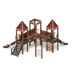 Детская игровая площадка Замок Средневековый ДИК 2.18.02-02 H=1200, фото 4