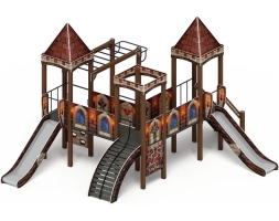Детская игровая площадка Замок Средневековый ДИК 2.18.02-02 H=1200, фото 1