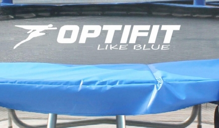 Батут OPTIFIT Like Blue 6ft 1,83 м с желтой крышей, фото 3