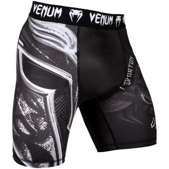 Компрессионные шорты Venum Gladiator 3.0 Black/White, фото 2