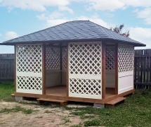 Прямоугольная беседка ШАТЕР Прямоугольная беседка ШАТЕР