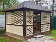 Прямоугольная беседка ШАТЕР Прямоугольная беседка ШАТЕР