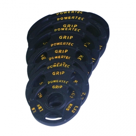 Набор олимпийских дисков для тренажеров powertec 255 LBS (116 кг), фото 3