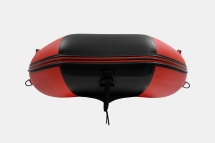 Gladiator B 370 AL LIGHT Красно-черный моторная лодка ПВХ Алюминиевый пайол