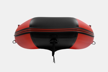 Gladiator B 370 AL LIGHT Красно-черный моторная лодка ПВХ Алюминиевый пайол, фото 7