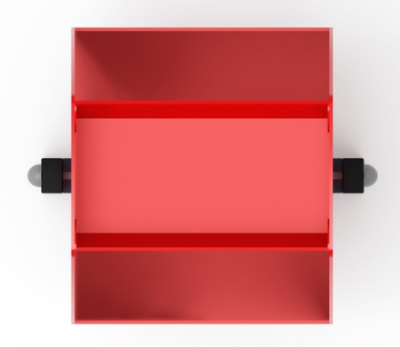 Урна с пепельницей (красная) - МФ 50.01.06-01, фото 3