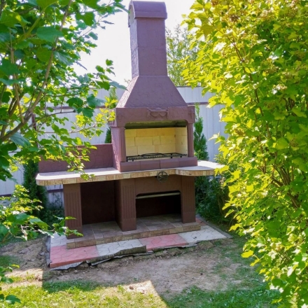 Печь № 14 — Печь барбекю с широкой топкой и рабочим столом (или мойкой), фото 2