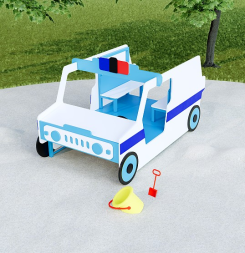 Уличный модуль «Полицейская машина» Уличный модуль «Полицейская машина»