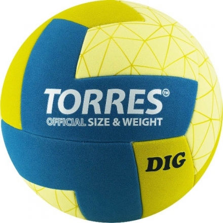 Мяч волейбольный TORRES DIG р.5 V22145, фото 1