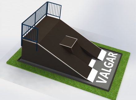 Разгонка наклонная с кикером (Kiker flatbank 1.5), фото 1