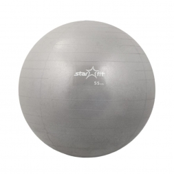Мяч гимнастический GB-101 (55 см, серый, антивзрыв), фото 1