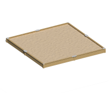 Песочница Стрекоза L ПСL-05 для детской площадки