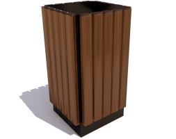 Урна уличная Вертикали, фото 5 Урна уличная Вертикали, фото 5