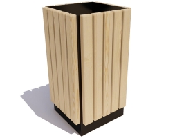 Урна уличная Вертикали, фото 1 Урна уличная Вертикали, фото 1