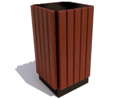 Урна уличная Вертикали, фото 3 Урна уличная Вертикали, фото 3