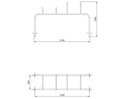 Уличный тренажер TORUDA &quot;Сложные брусья&quot;, фото 2