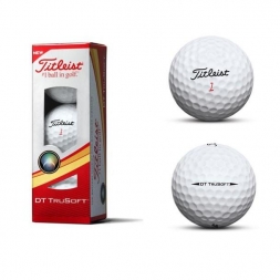 Мяч для гольфа Titleist DT TruSoft, для игроков начального и среднего уровня
