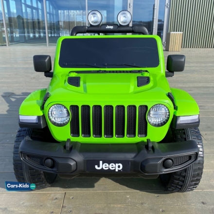 Электромобиль Jeep Rubicon 4WD зеленый, фото 9