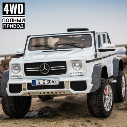 Электромобиль Mercedes-Benz Maybach G650 AMG 4WD белый, фото 1