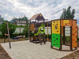 Детская площадка IgraGrad Панда Фани Gride с WorkOut, фото 8