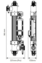 Ультрафиолетовая установка Elecro Quantum QP-65 с дозирующим насосом, фото 3 Ультрафиолетовая установка Elecro Quantum QP-65 с дозирующим насосом, фото 3