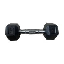 Обрезиненная гексагональная гантель INEX Hex Dumbbell 3 кг