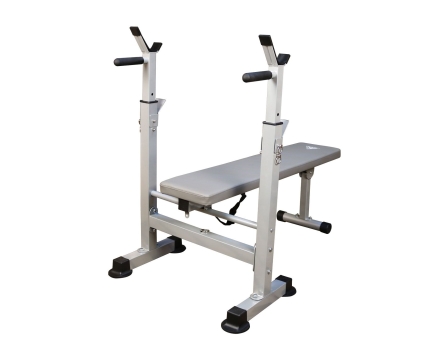 Скамья со стойками под штангу DFC складная DKF01, фото 2