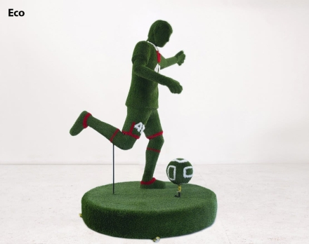 Топиари Футболист, h=250 см - газон Deluxe Simple, фото 4