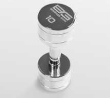 BRONZE GYM BG-PA-DB-C10 Гантель хромированная 10 кг BRONZE GYM BG-PA-DB-C10 Гантель хромированная 10 кг